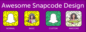 Snapcodes that are customized